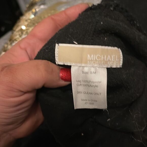 Michael kors black cable knit s/M boot socks mid calf/ankle - Picture 9 of 9